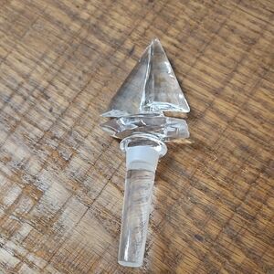 Mikasa Clear Glass Wine Bottle Stopper